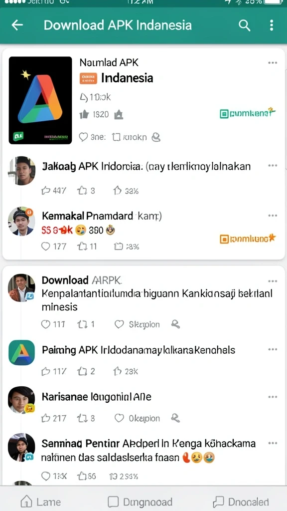 Tampilan awal aplikasi 73K yang menarik dan ramah pengguna.