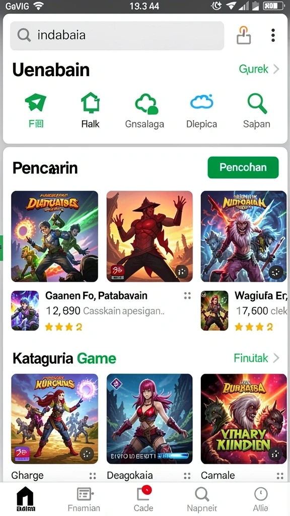Tampilan antarmuka yang menarik dan mudah digunakan.