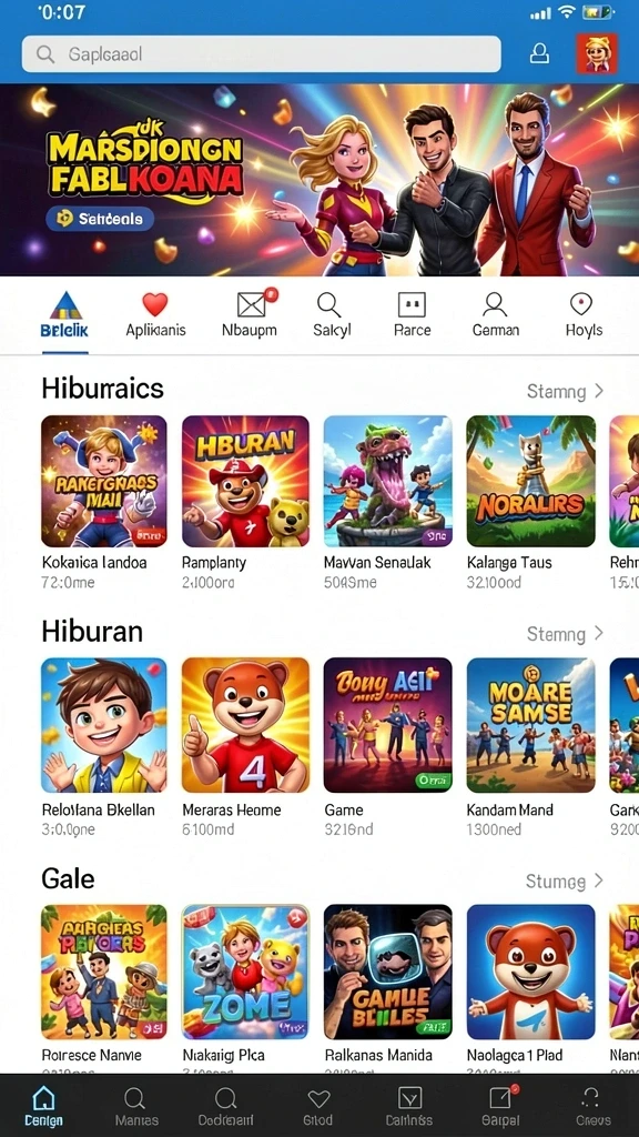Tampilan antarmuka yang intuitif dan menarik.