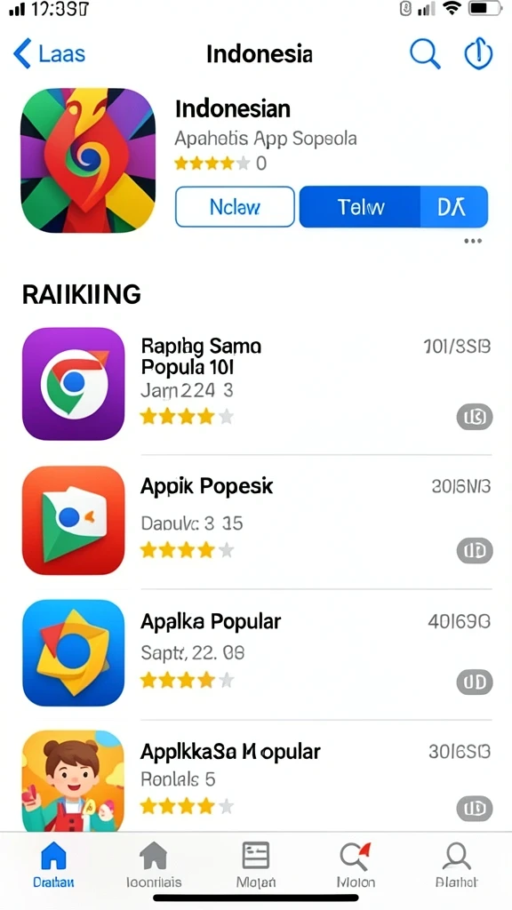 Pembaruan konten yang sering dan menarik.