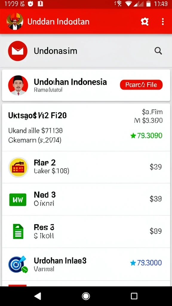 Tampilan antarmuka yang ramah pengguna.