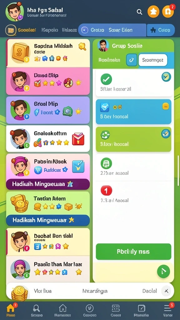 Tampilan antarmuka yang sederhana dan intuitif.