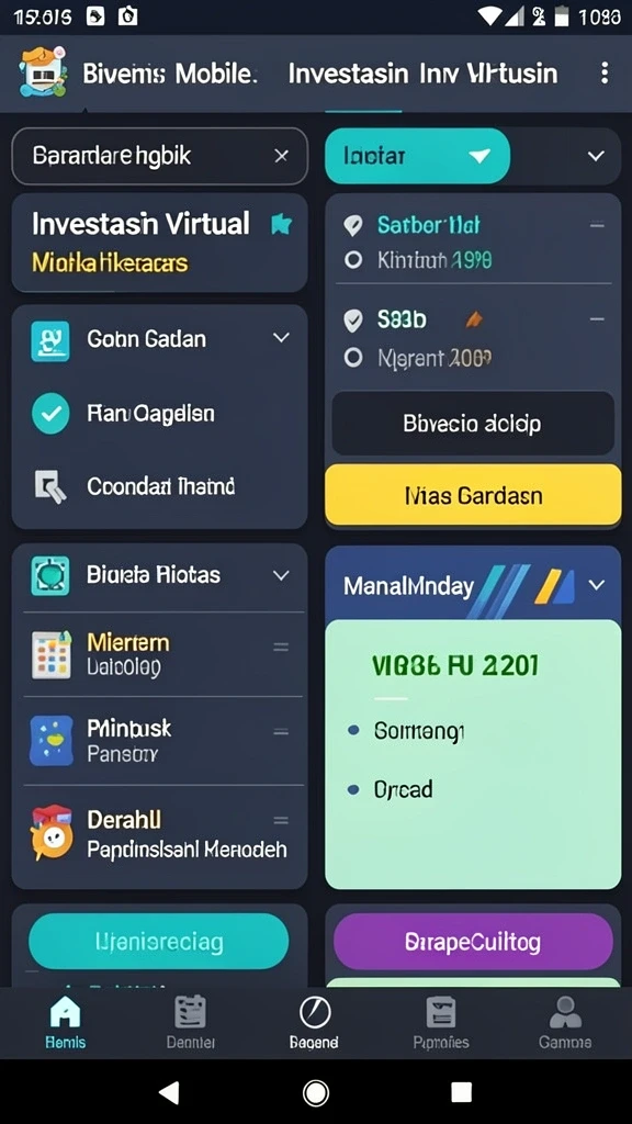Berbagai mode permainan yang tersedia untuk menghibur pengguna.