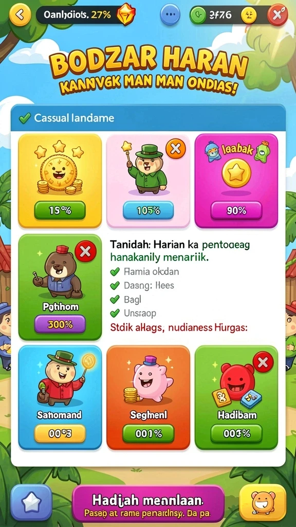 Karakter baru yang ditambahkan dalam pembaruan terbaru.
