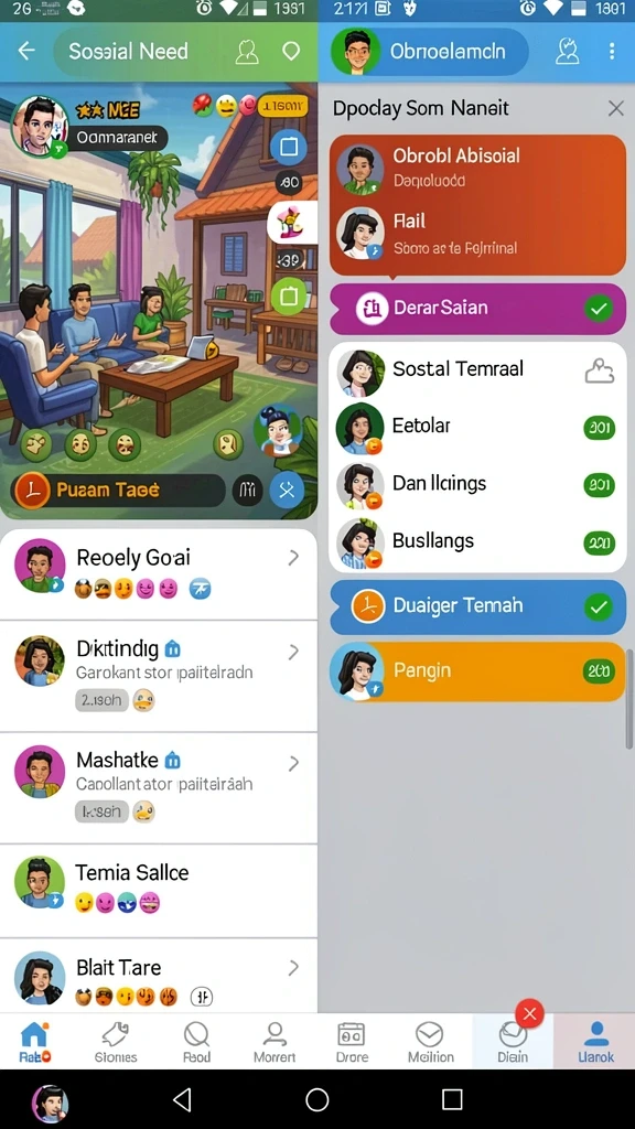 Sistem reward yang memotivasi pemain.