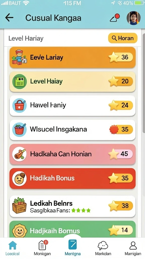 Tampilan antarmuka yang modern dan user-friendly.