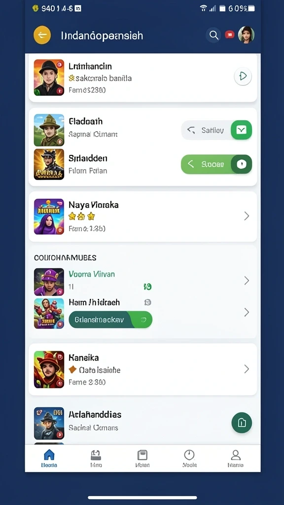 Berbagai pilihan permainan yang menarik untuk semua pemain.