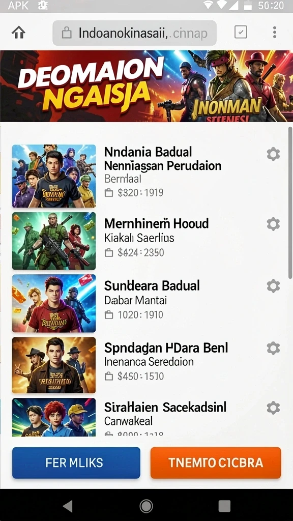 Contoh karakter yang dapat dikustomisasi di JKTPLUS.