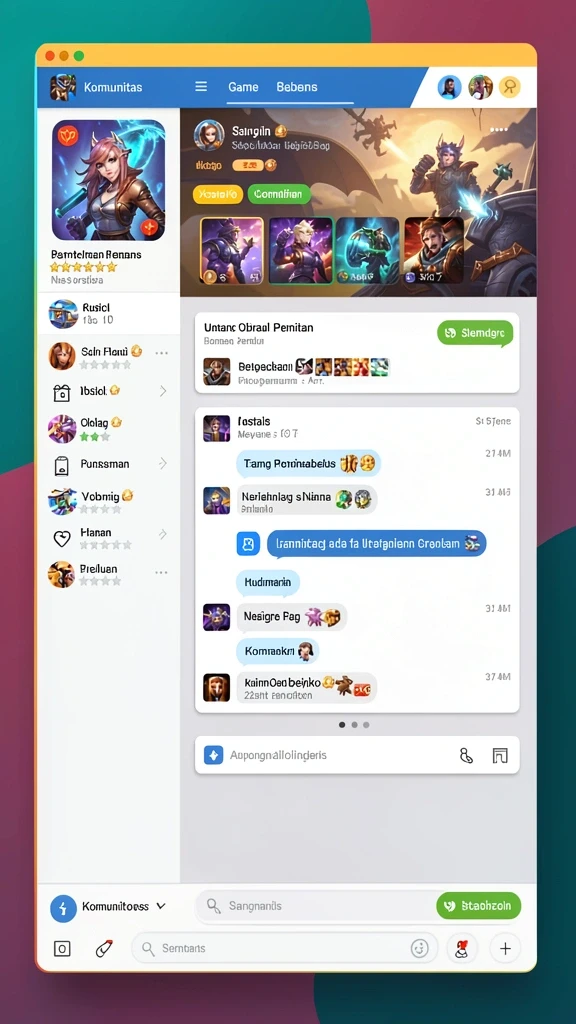 Interaksi seru antara pemain dalam mode multiplayer.