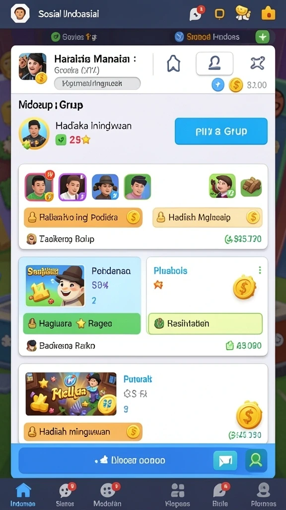 Tampilan antarmuka pengguna yang menarik dan intuitif.