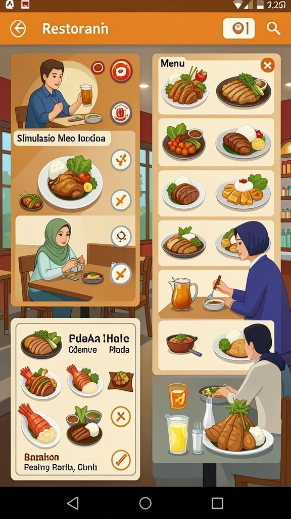 Beragam karakter menarik untuk dipilih dan dimainkan.
