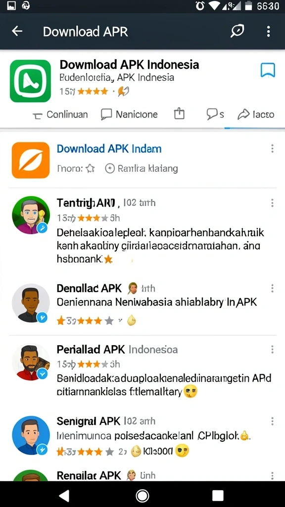 Tampilan utama dengan berbagai pilihan permainan.