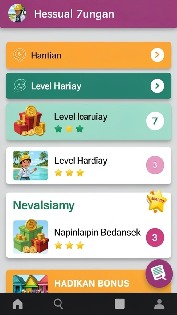 Tampilan antarmuka yang user-friendly.