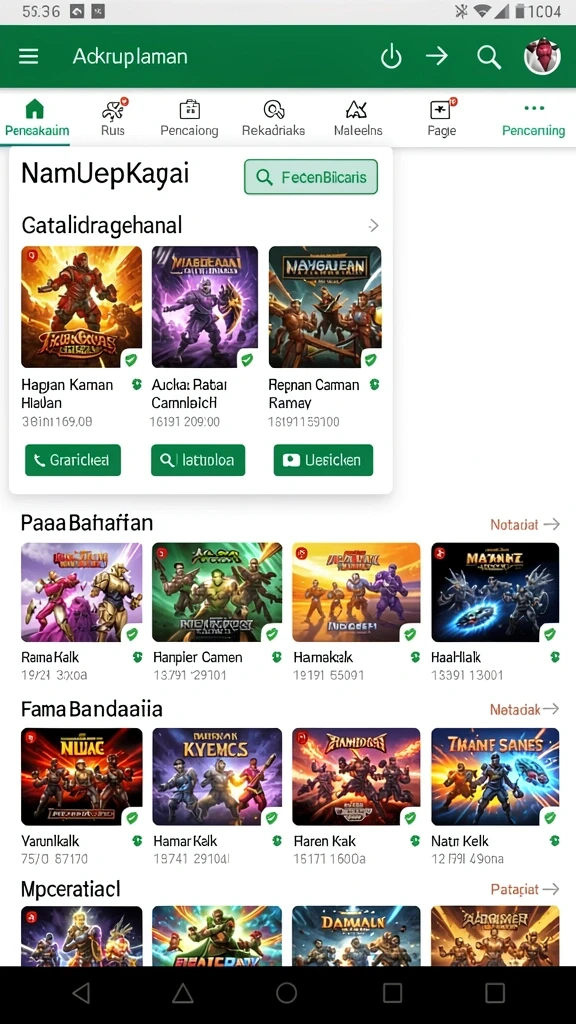 Koleksi item unik yang dapat ditemukan selama permainan.