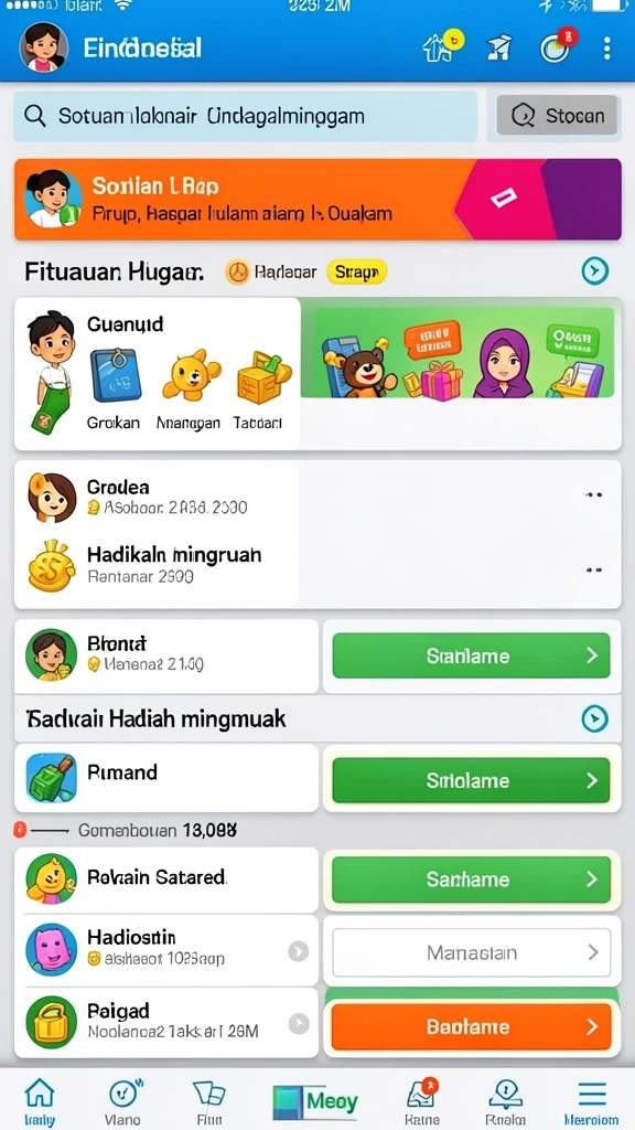 Mode multiplayer yang seru dan kompetitif.