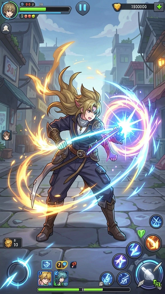 Karakter unik dengan kemampuan menarik.