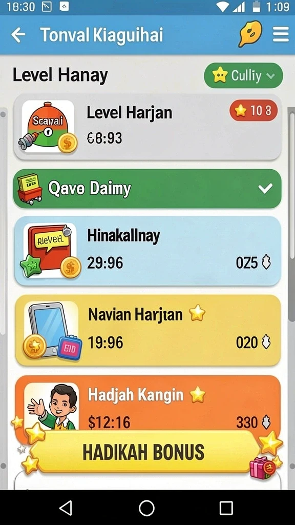 Beragam mode permainan untuk dipilih.