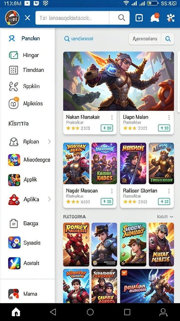 Karakter kustomisasi yang beragam dan unik.