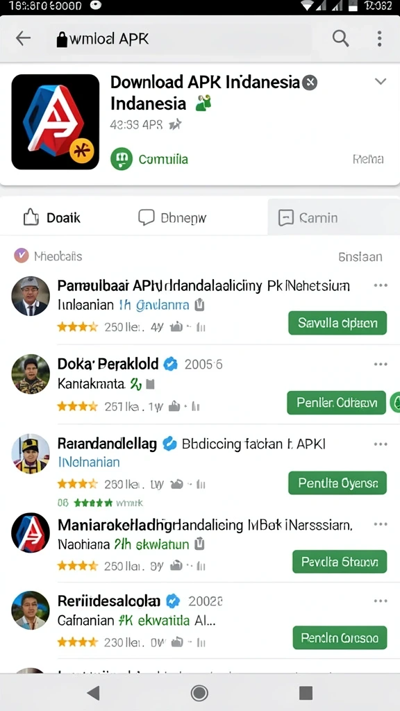 Tangkapan layar menunjukkan antarmuka utama yang menarik.