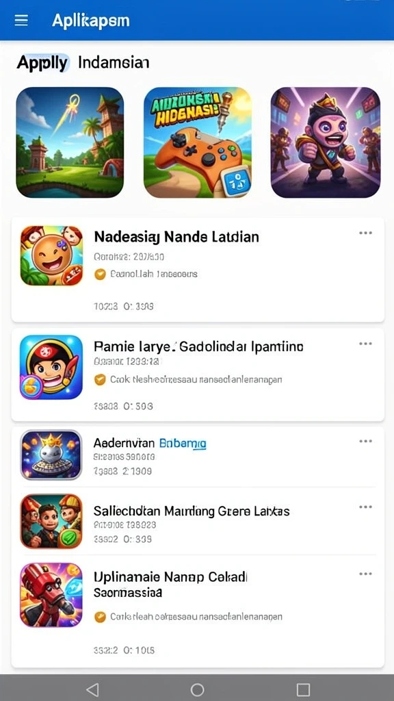 Visualisasi level yang menantang dan berwarna-warni.