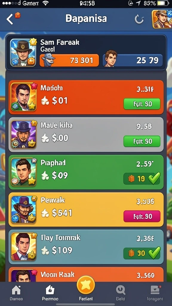 Screenshot menunjukkan karakter utama dalam aksi pertarungan.