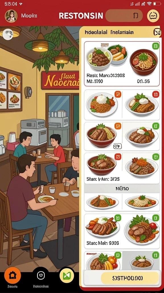 Karakter-karakter unik yang menghibur.