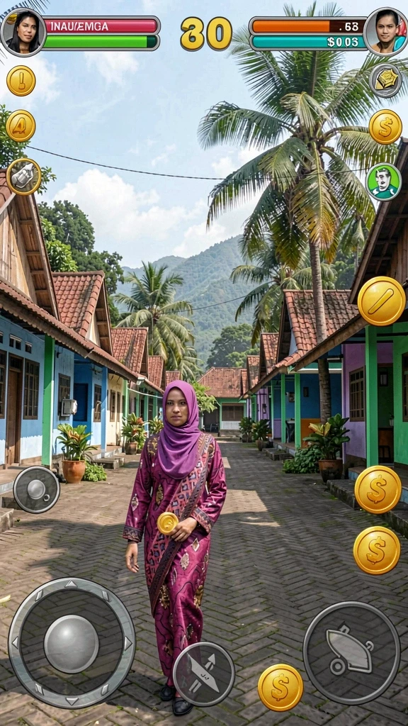 Karakter menarik dengan berbagai kemampuan.