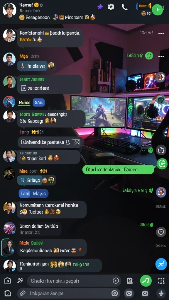 Visual fantastis dari dunia yang luas dan menawan.