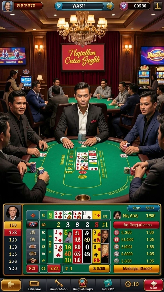 Tangkapan layar fitur utama dengan grafis memukau.