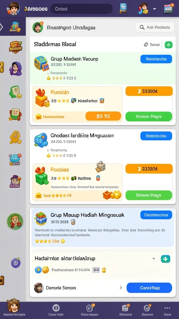 Papan skor yang menantang untuk semua pemain.