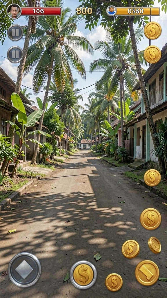Tampilan hadiah dan bonus yang dapat dimenangkan dalam game.