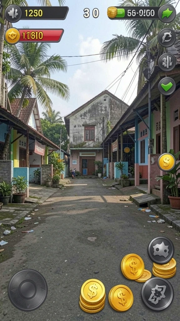 Tangkapan layar 1 menunjukkan gameplay ZOFAZA yang mendebarkan.